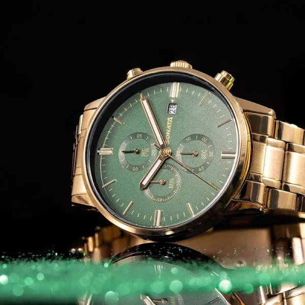 Premium Green Dial Stainless Steel Watch